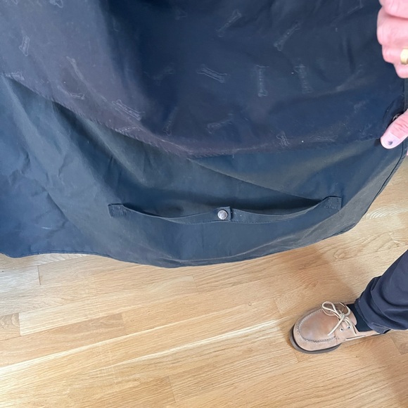 Black Long Raincoat - Picture 10 of 10